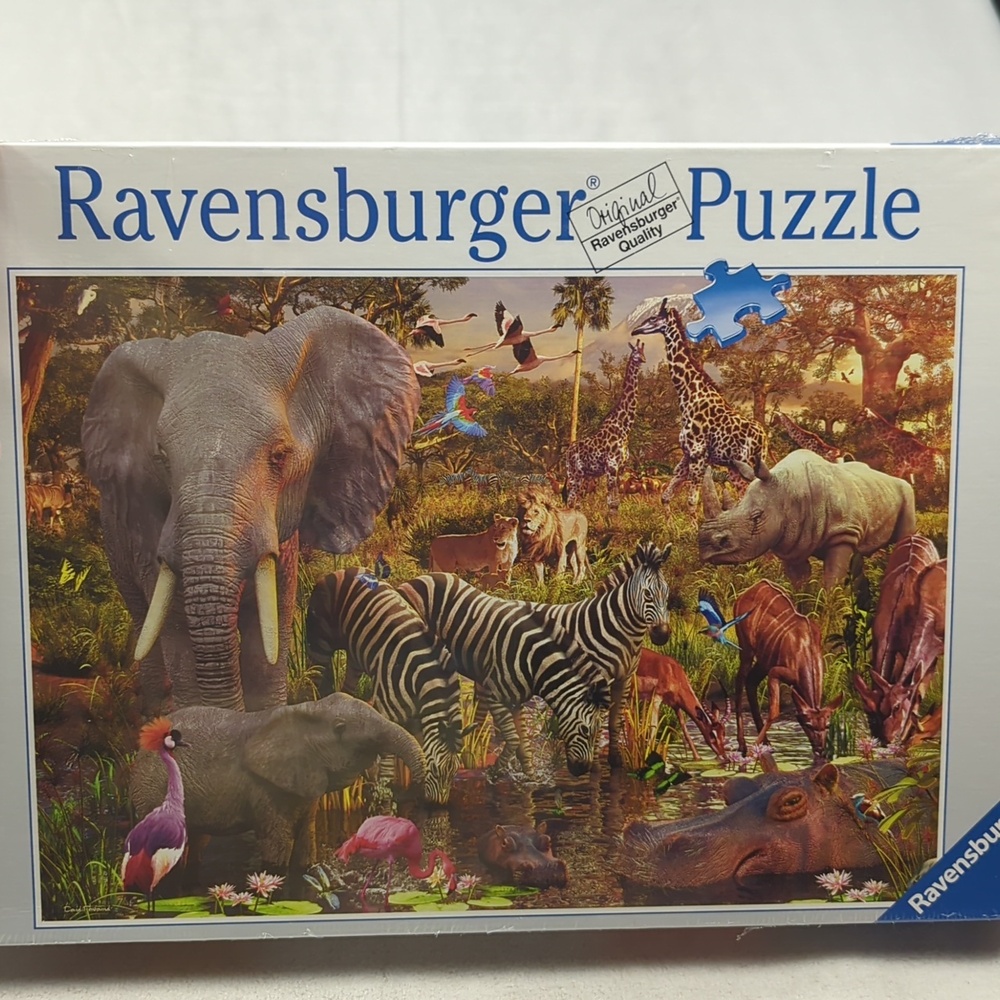 New Ravensburger 3000 Piece Premium Puzzle Safari German Soft Click Technology‎